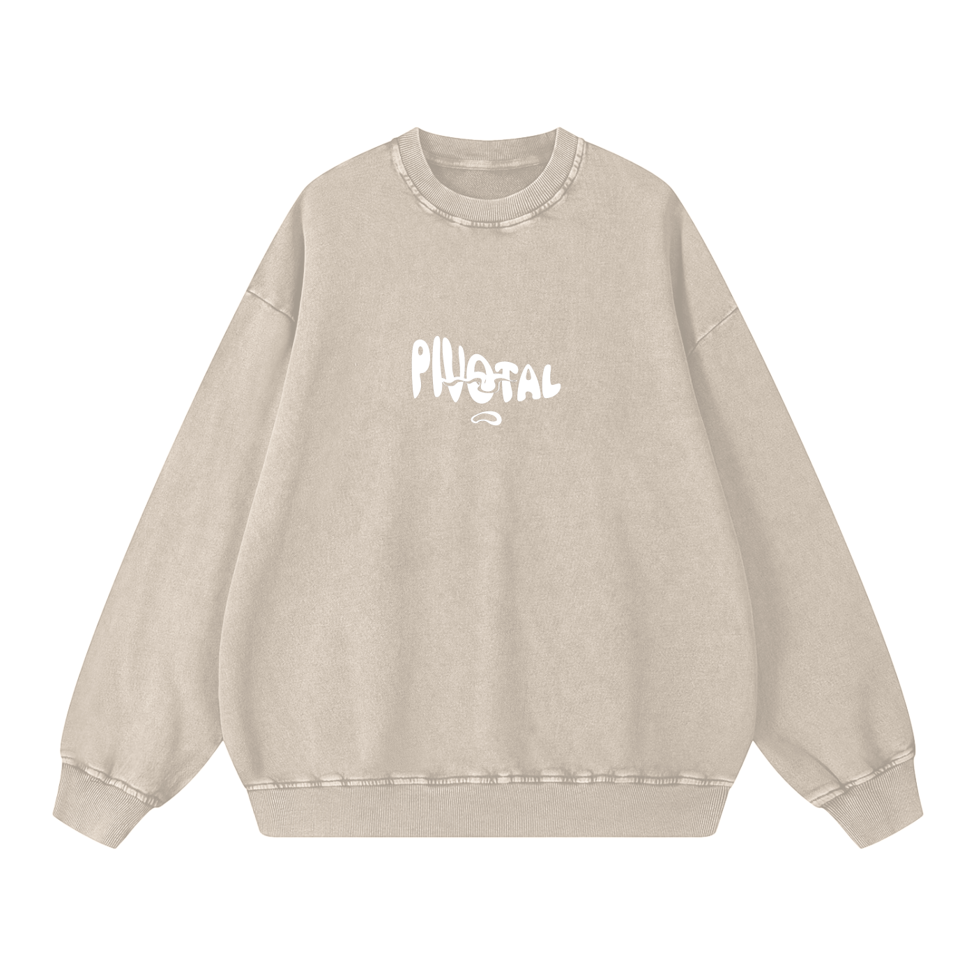 Snow Washed Oversized Sweatshirt