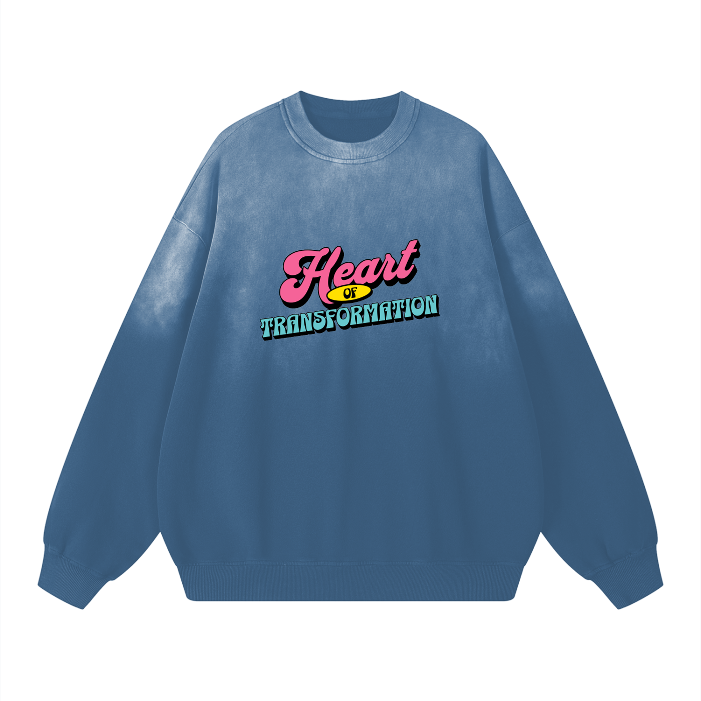 Sunfade Drop-Shoulder Cotton Sweatshirt