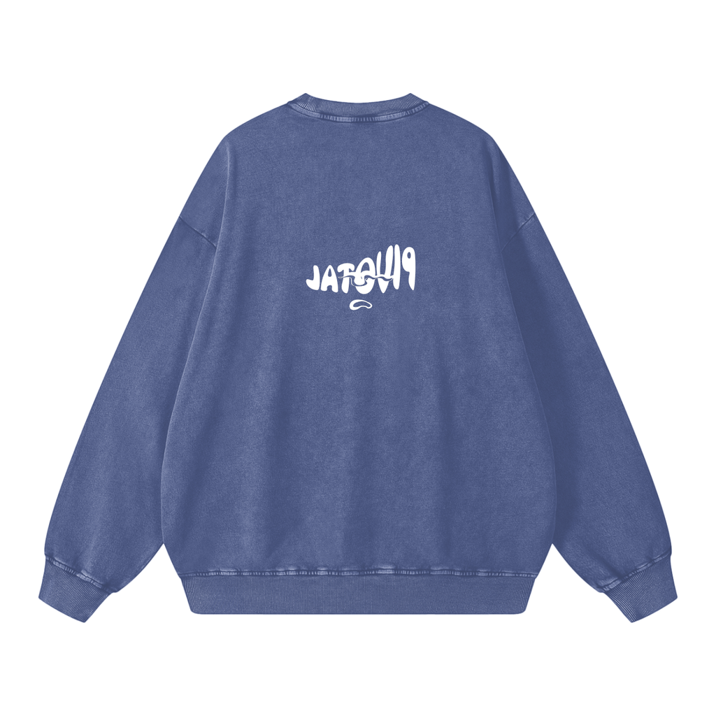 Snow Washed Oversized Sweatshirt