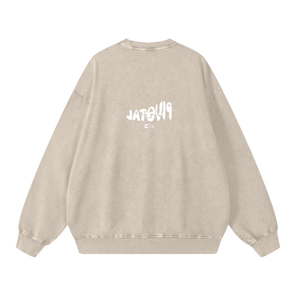 Snow Washed Oversized Sweatshirt