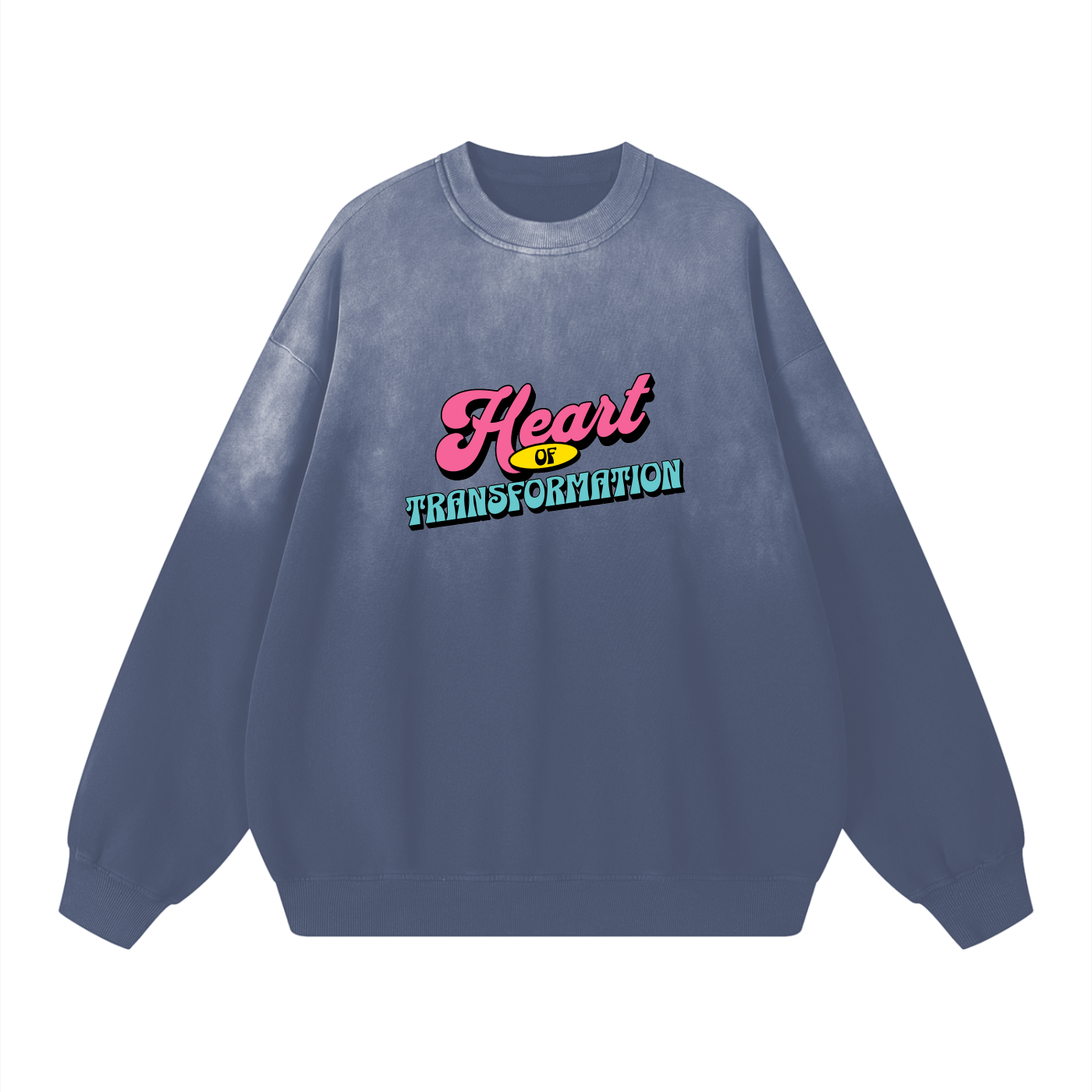 Sunfade Drop-Shoulder Cotton Sweatshirt